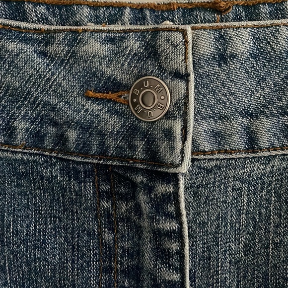 Vintage B.U.M Equipment Stretch Denim Skirt - Picture 3 of 6